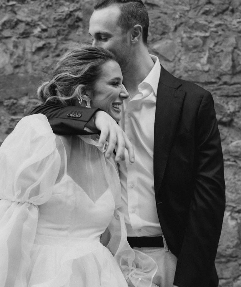 Wedding dinner under string lights — HD Moments