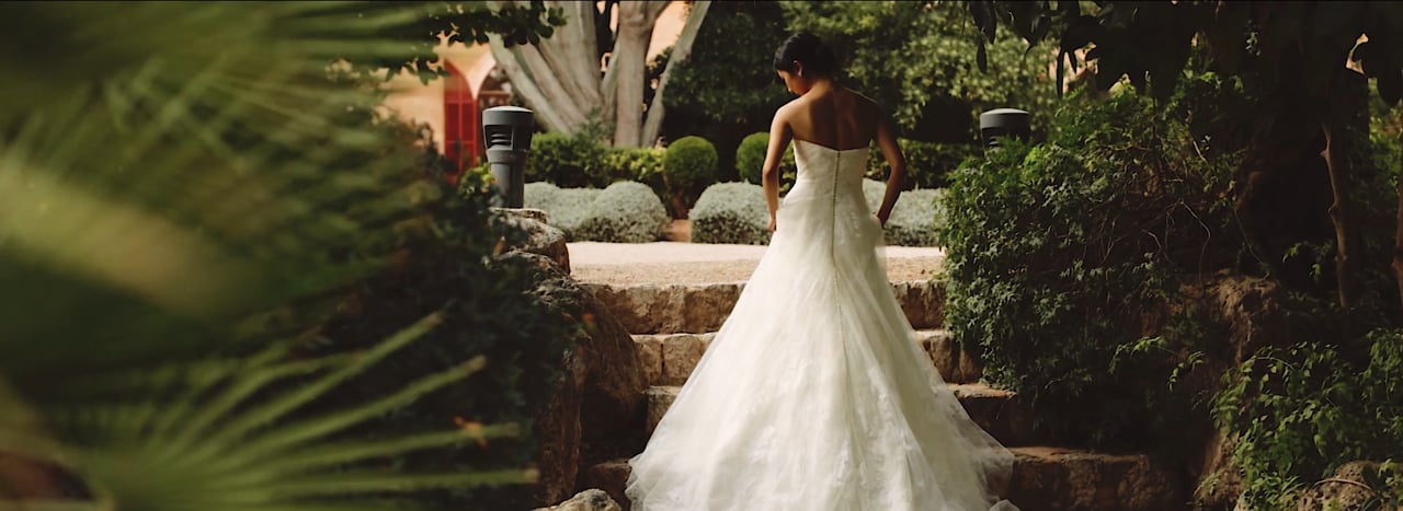 Chelsea & Shaoyu at Castillo de Bendinat