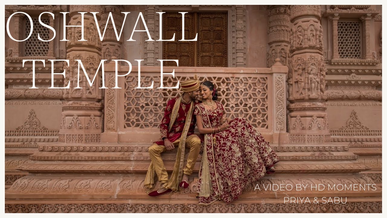 Fusion wedding at Oshwal Temple