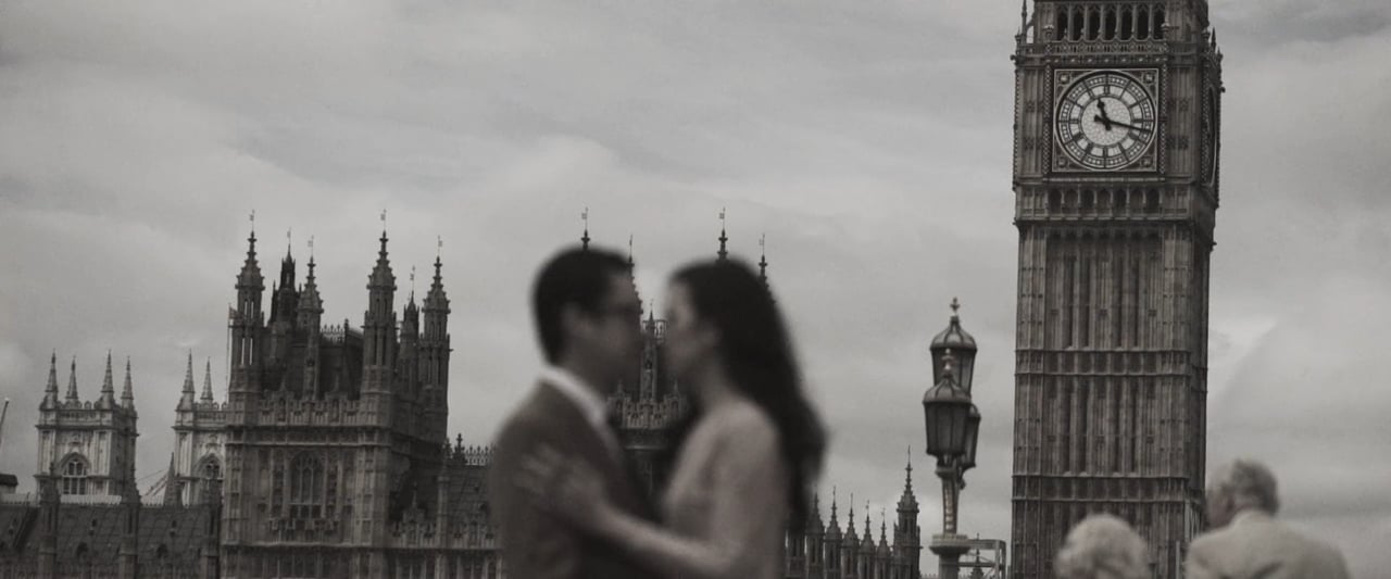Roby & Merline at London pre-wedding
