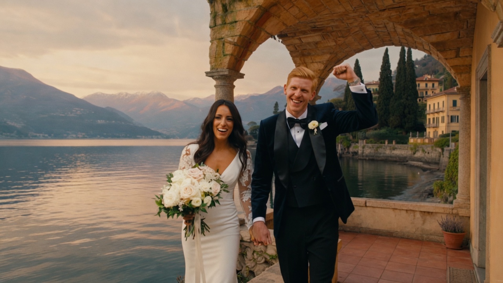 Samantha & Christopher at Villa Pizzo