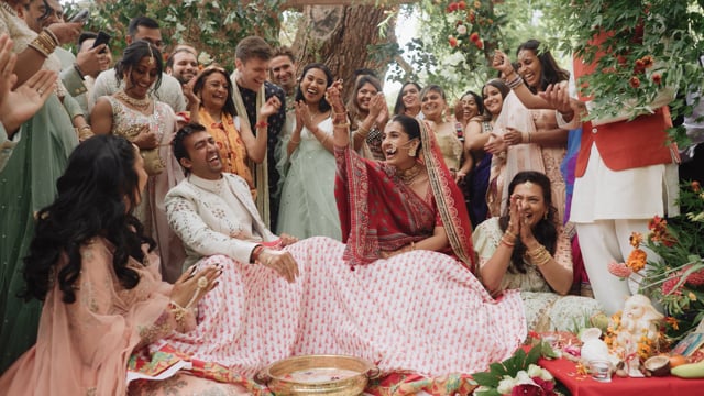 Hindu wedding ceremony at Kew — HD Moments