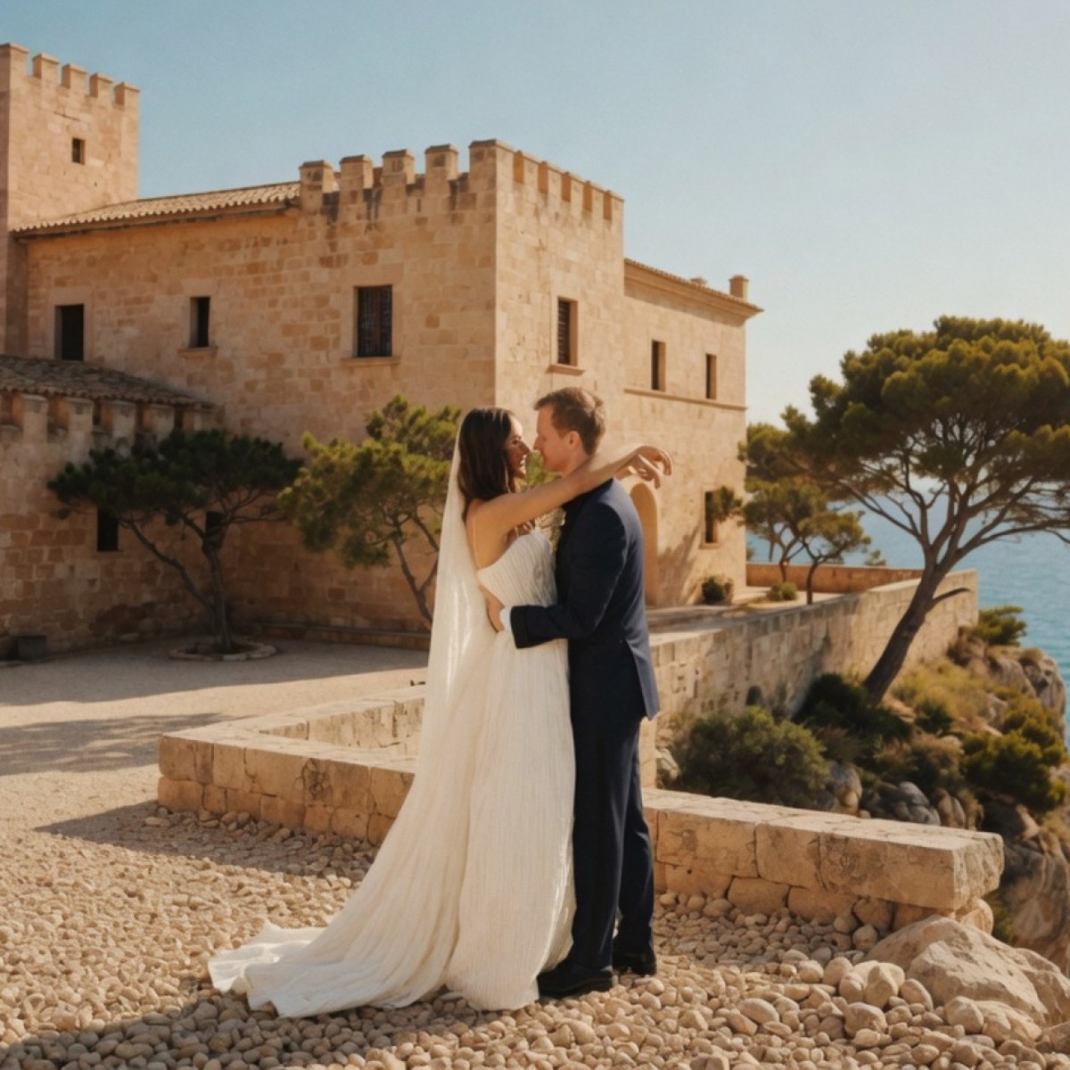 La Fortaleza Mallorca wedding couple