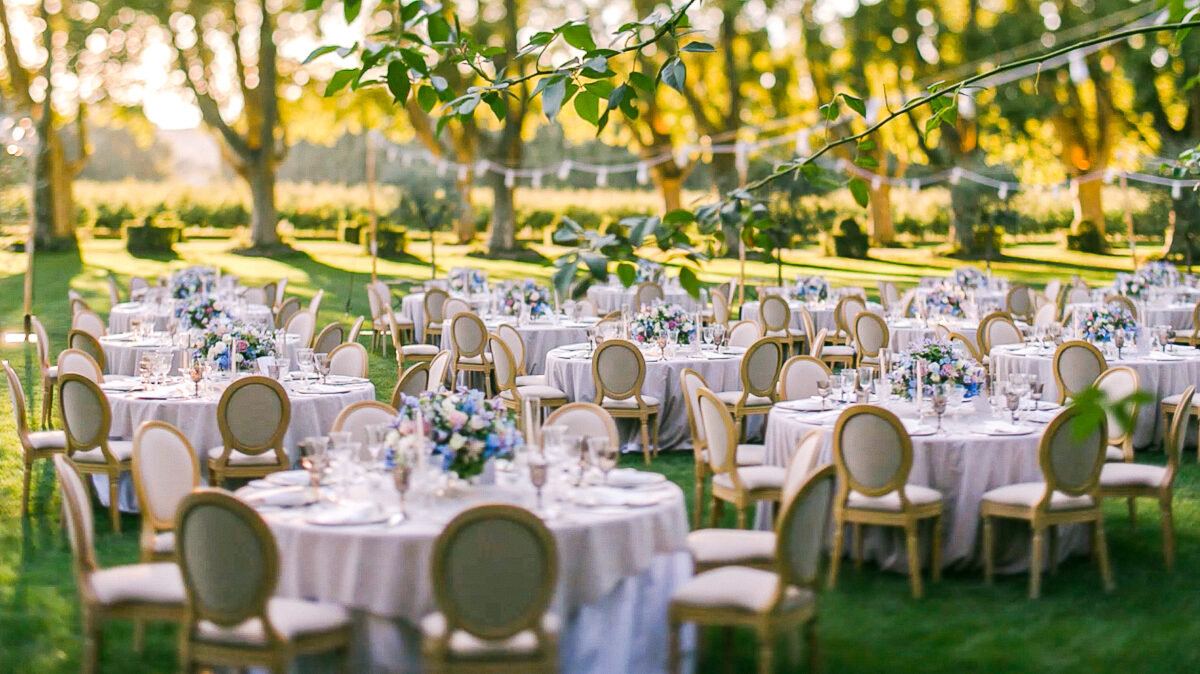 Planning an outdoor wedding in the UK versus abroad