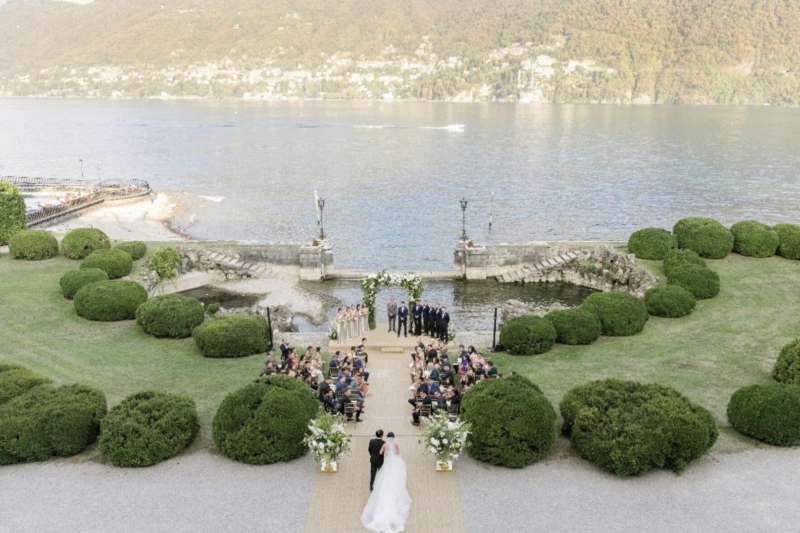 villa era Lake Como wedding
