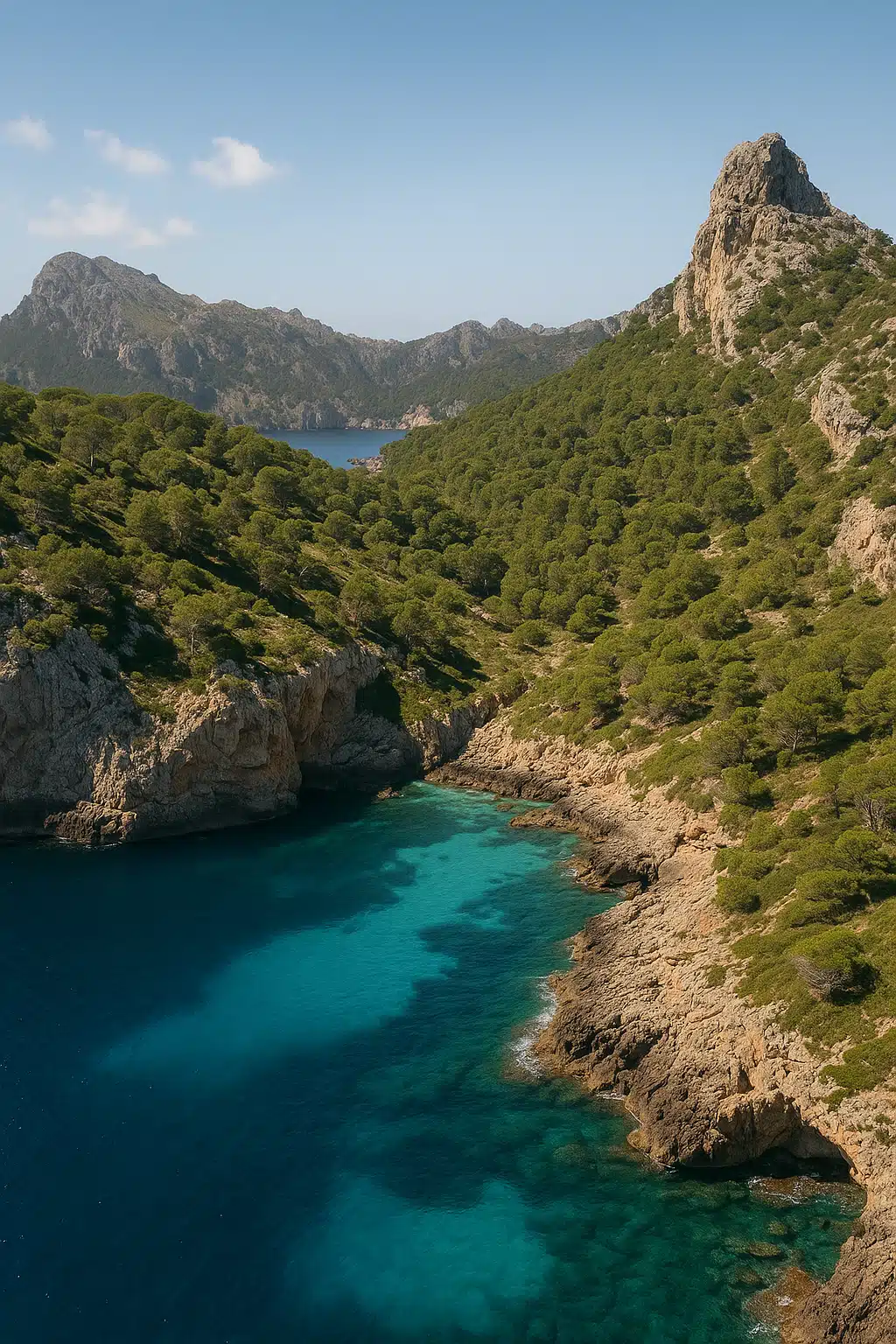 Mallorca coastline destination wedding videography