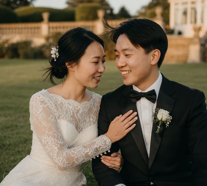 Realistic Chinese bride and groom at a luxury UK wedding — Asian wedding videographer London HD Moments
