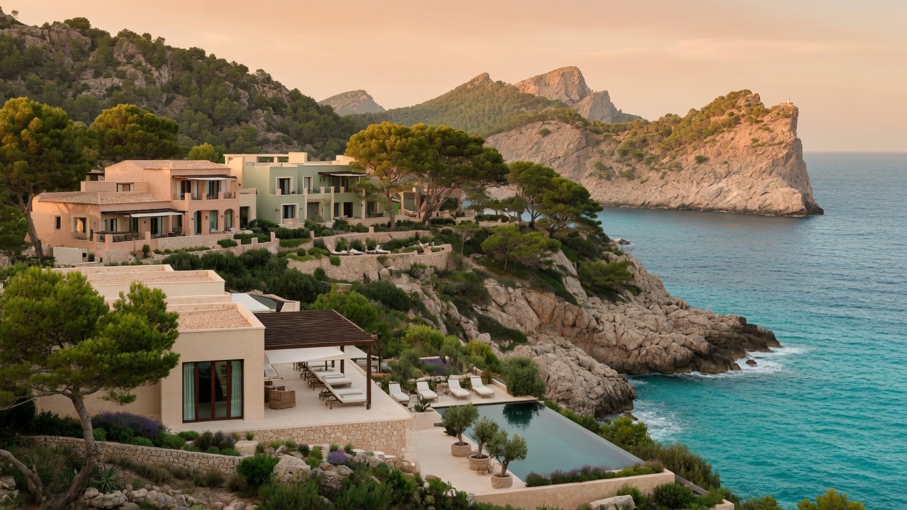 Four Seasons Resort Mallorca at Formentor luxury peninsula wedding resort with sea cliffs and pines